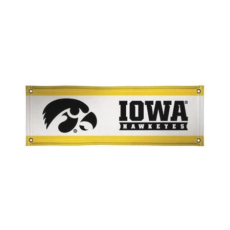 SHOWDOWN DISPLAYS Showdown Displays 810022IOWA-004 2 x 6 ft. NCAA Vinyl Banner Iowa - No.004 810022IOWA-004